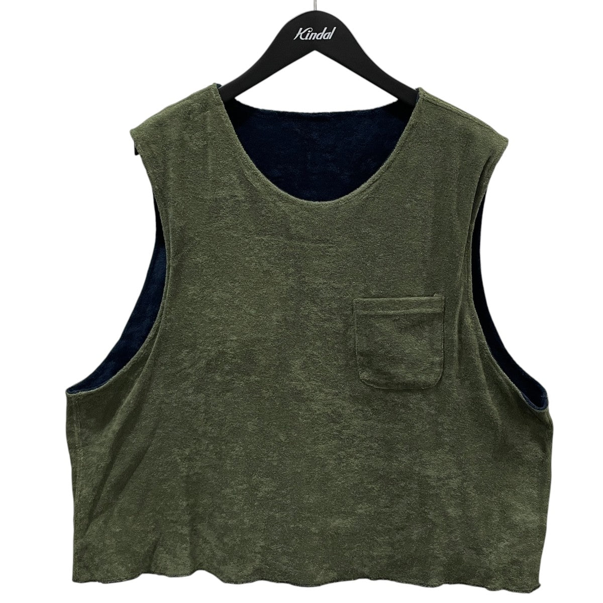 24SS リバーシブルベスト コットンポリエステル ベロア Reversible Vest - CP Velour ベスト OT277