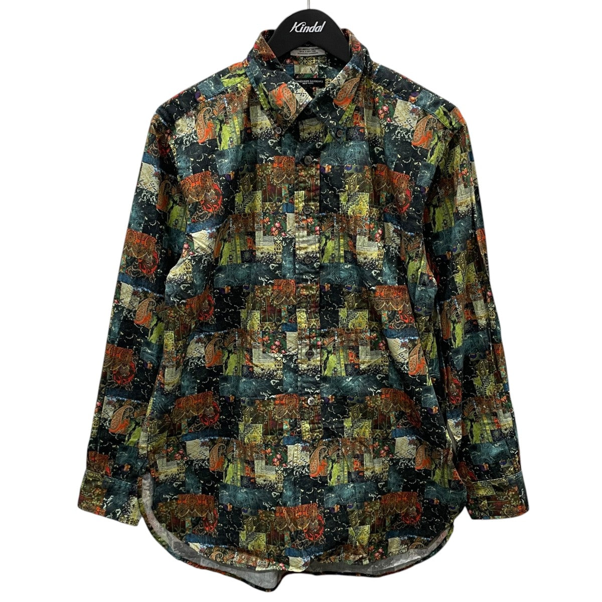 パッチワークプリントボタンダウンシャツ 19 Century BD Shirt - Patchwork Print - Multi Color LN007