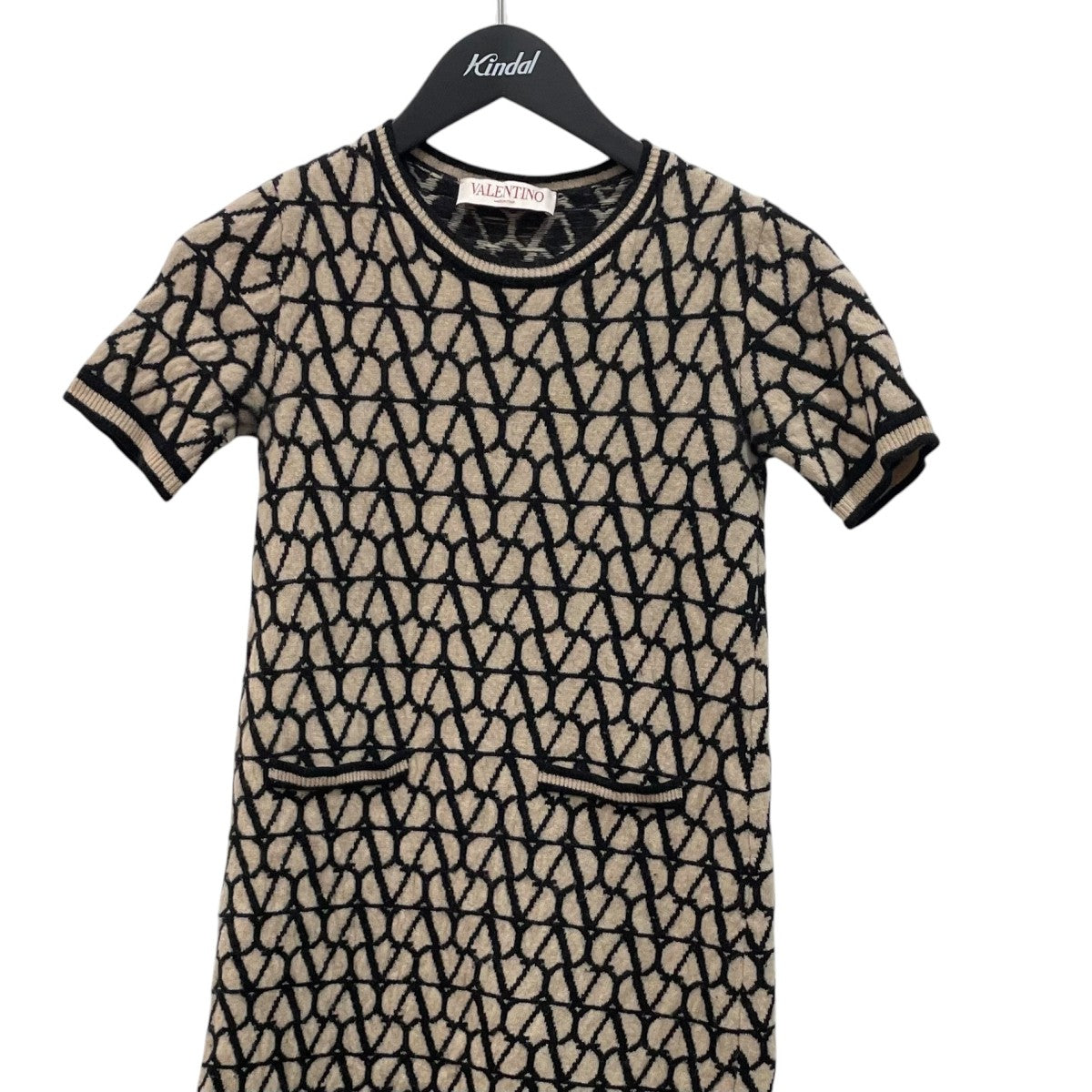 VALENTINO ニットワンピース4B3KD11I8DT 古着・中古-2枚目のアイテム画像