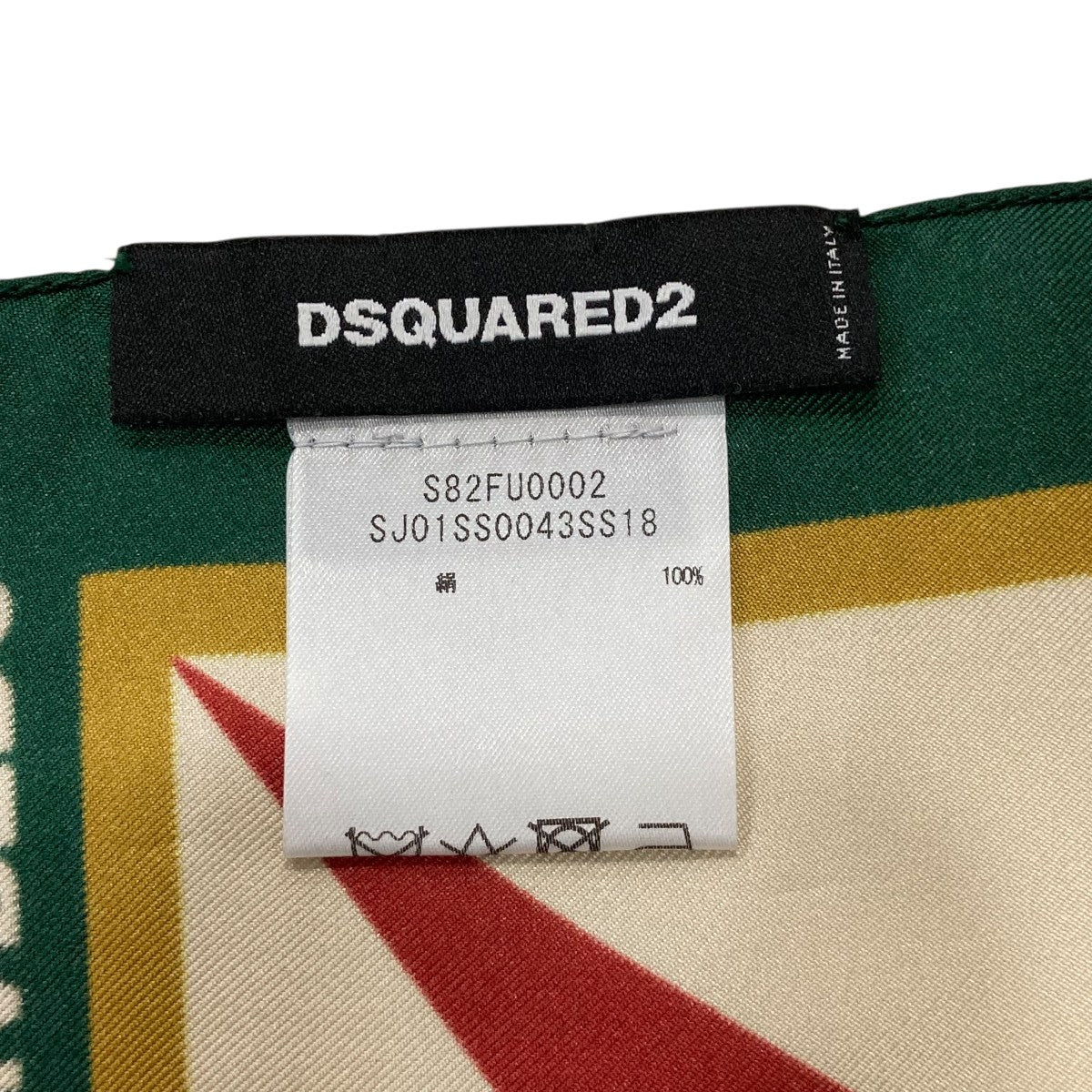 SILK100％スカーフS82FU0002