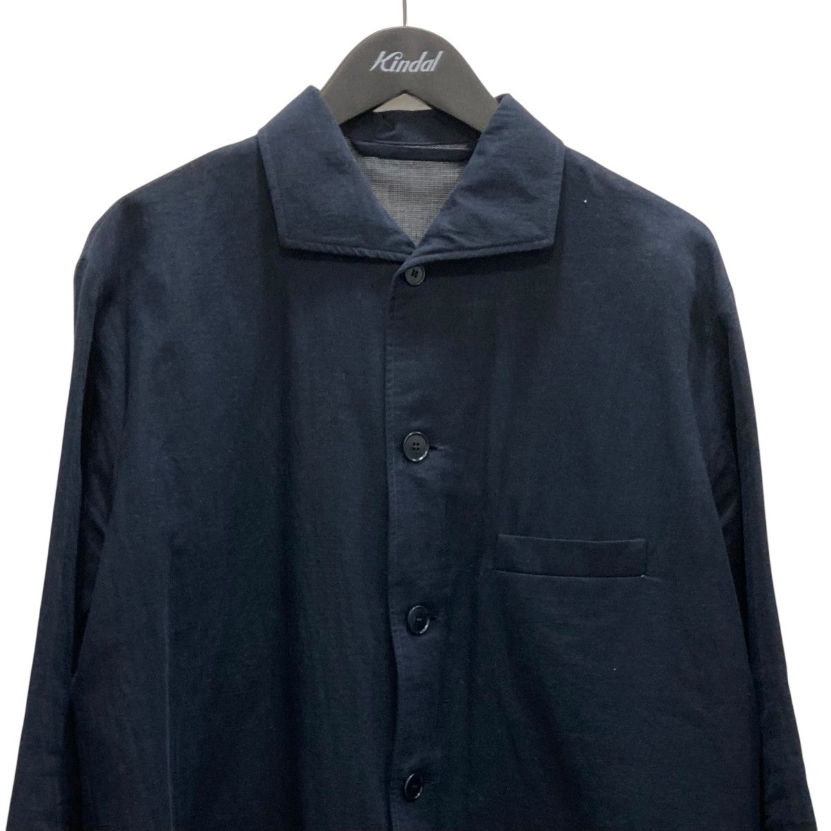 さすけLEMAIRE ネイビー濃紺コットンシャツブラウス　サイズ48 LEMAIRE(ルメール) 長袖シャツ ネイビー サイズ 48｜【公式】カインド