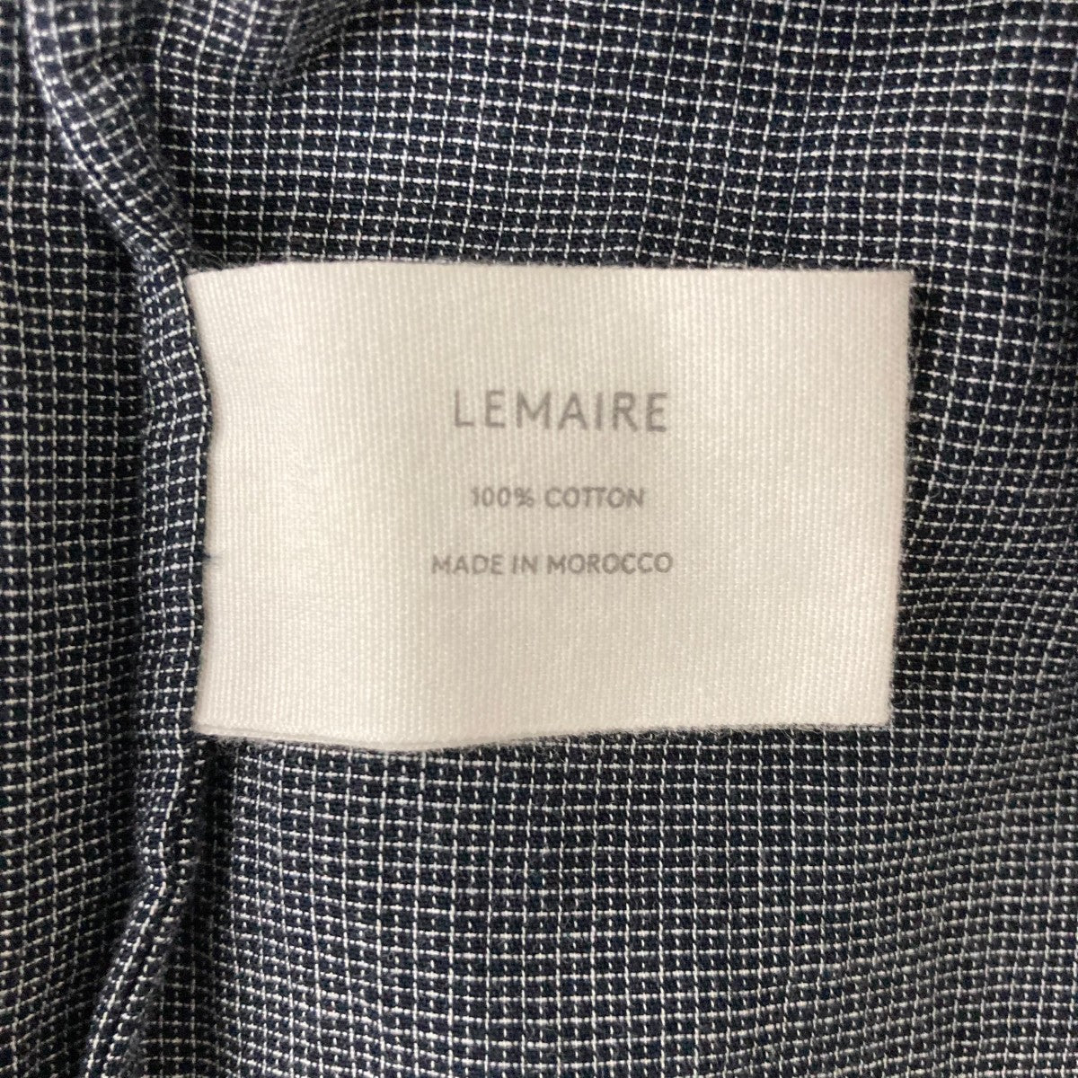 さすけLEMAIRE ネイビー濃紺コットンシャツブラウス　サイズ48 LEMAIRE(ルメール) 長袖シャツ ネイビー サイズ 48｜【公式】カインド