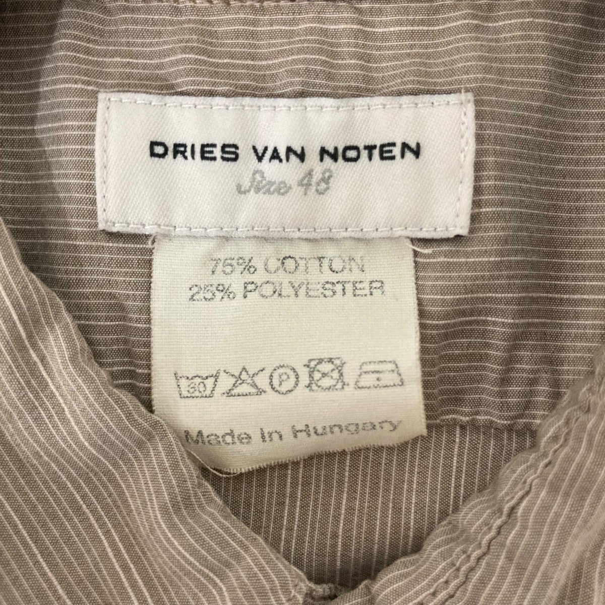 DRIES VAN NOTEN 半袖シャツ 古着・中古-7枚目のアイテム画像