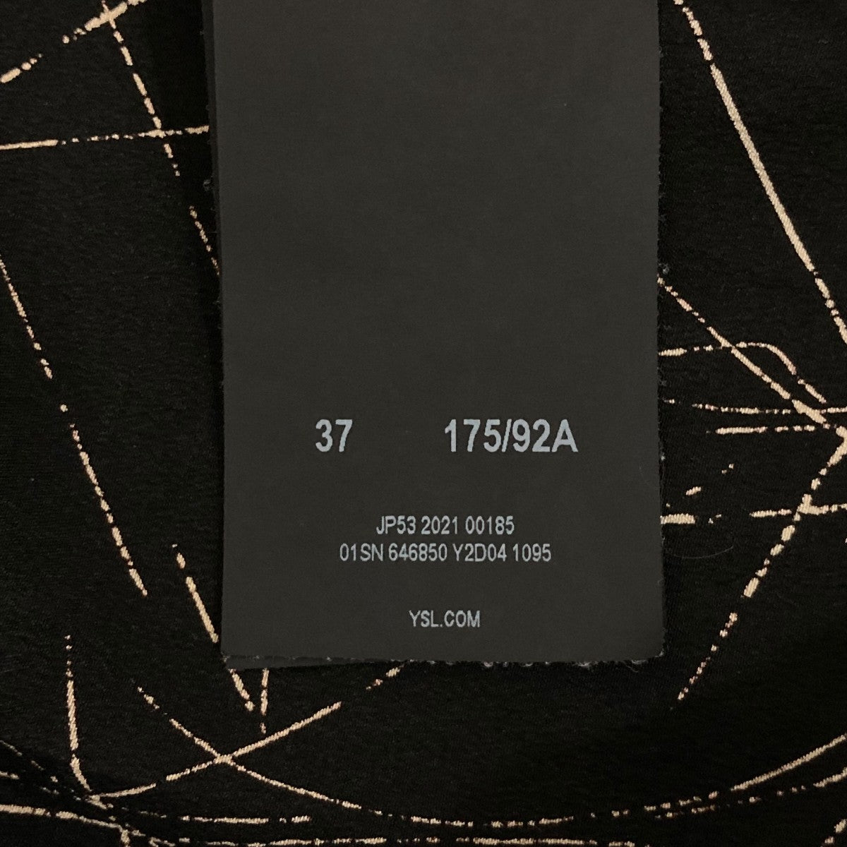Saint Laurent Paris 長袖シャツ646850 古着・中古-6枚目のアイテム画像