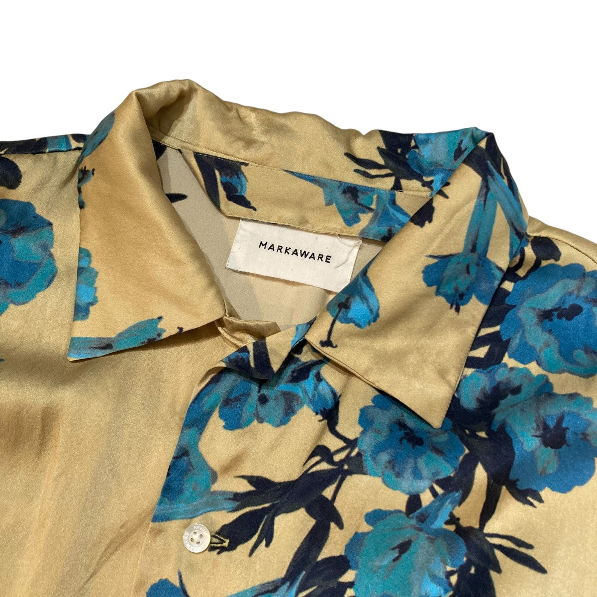 MARKAWARE 花柄半袖シャツ 古着・中古-3枚目のアイテム画像