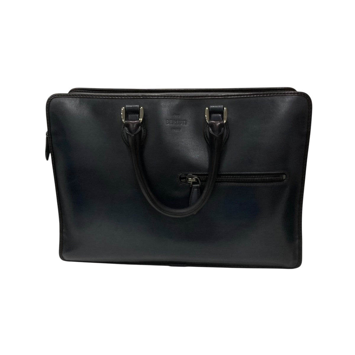 【希少品】ベルルッティ F007 トリヨンレザー ブリーフケース バッグ 限定 Berluti(ベルルッティ) Deux Joursブリーフケース ネイビー｜【公式