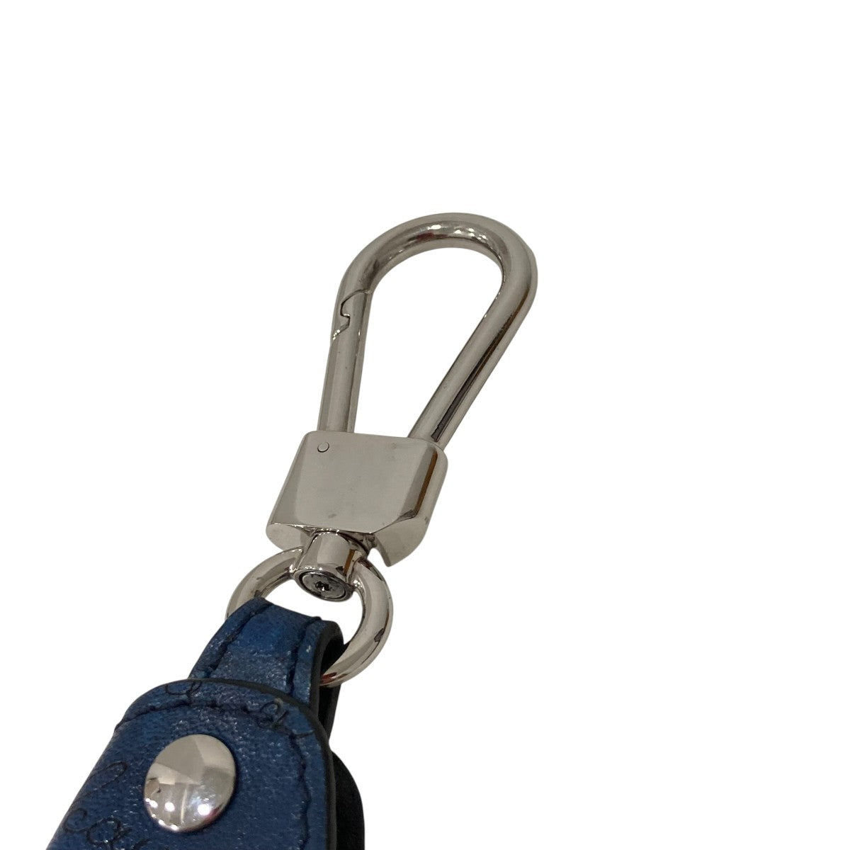 BERLUTI ベルルッティ 20AW シグネチャー B キーリング 未使用品 Berluti(ベルルッティ) シューホーンキーリング ネイビー｜【公式