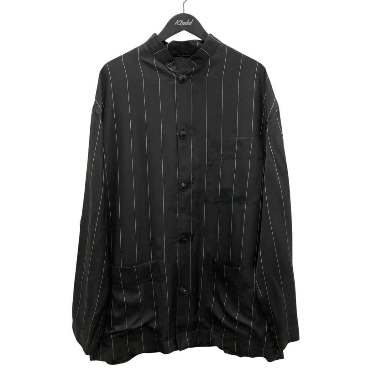 GIORGIO ARMANI スタンドカラーブラウス4SGGG17M 古着・中古-1枚目のアイテム画像