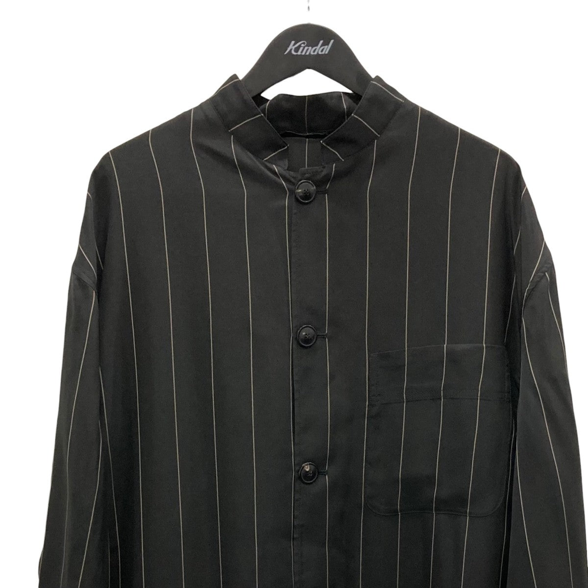GIORGIO ARMANI スタンドカラーブラウス4SGGG17M 古着・中古-2枚目のアイテム画像