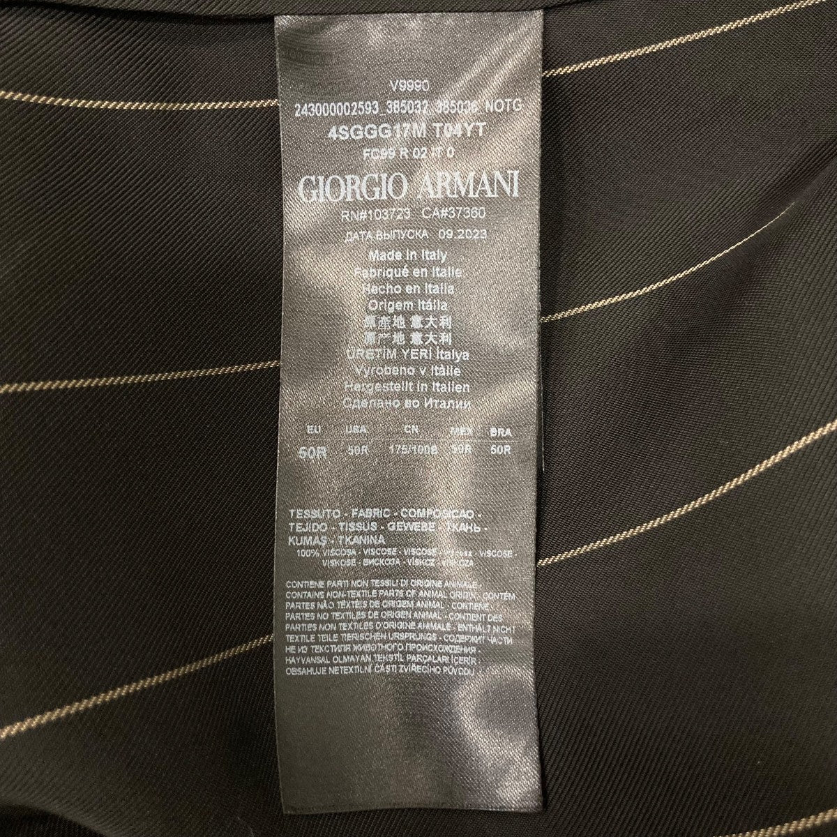 GIORGIO ARMANI スタンドカラーブラウス4SGGG17M 古着・中古-6枚目のアイテム画像