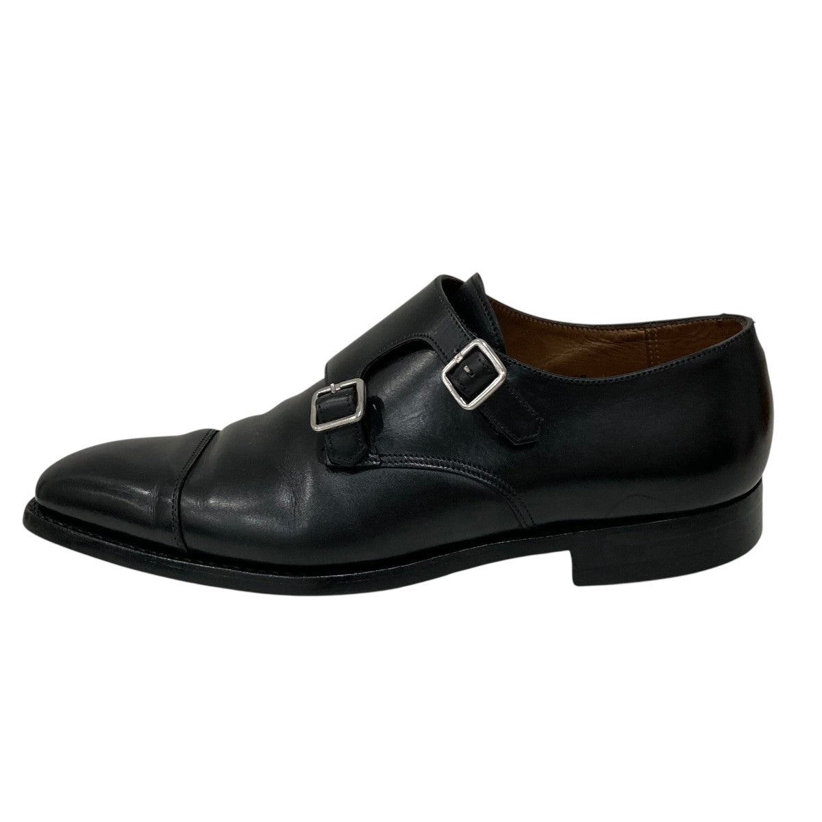 Crockett ＆ Jones ダブルモンクレザーシューズX35167 古着・中古-2枚目のアイテム画像