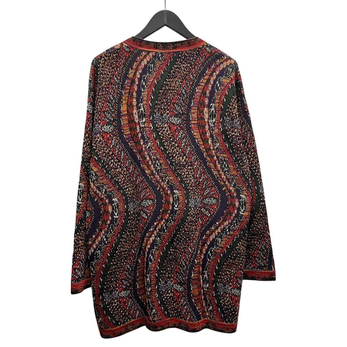 MISSONI 総柄ニットカーディガンDTK392 古着・中古-3枚目のアイテム画像