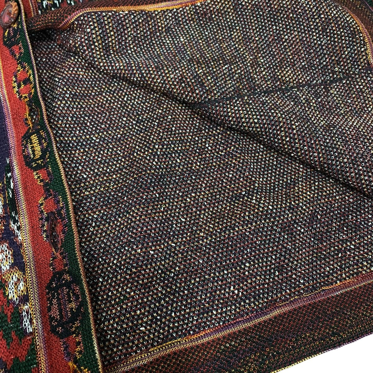 MISSONI 総柄ニットカーディガンDTK392 古着・中古-5枚目のアイテム画像