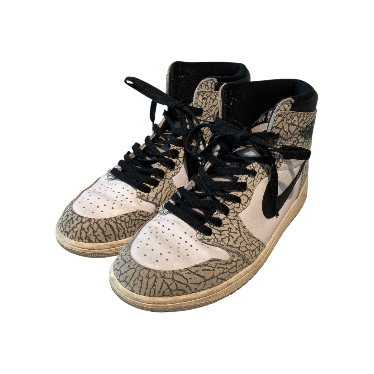 NIKE(ナイキ) Air Jordan 1 High OG White Cement／Safariハイカット
