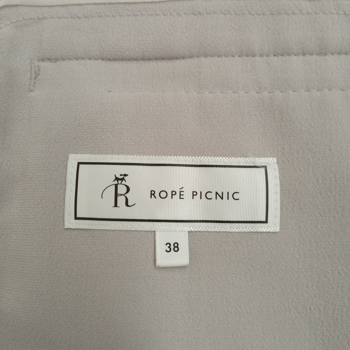 ROPE PICNIC リネンライクノーラペルテーラードジャケットGDV-14200-C 古着・中古-4枚目のアイテム画像
