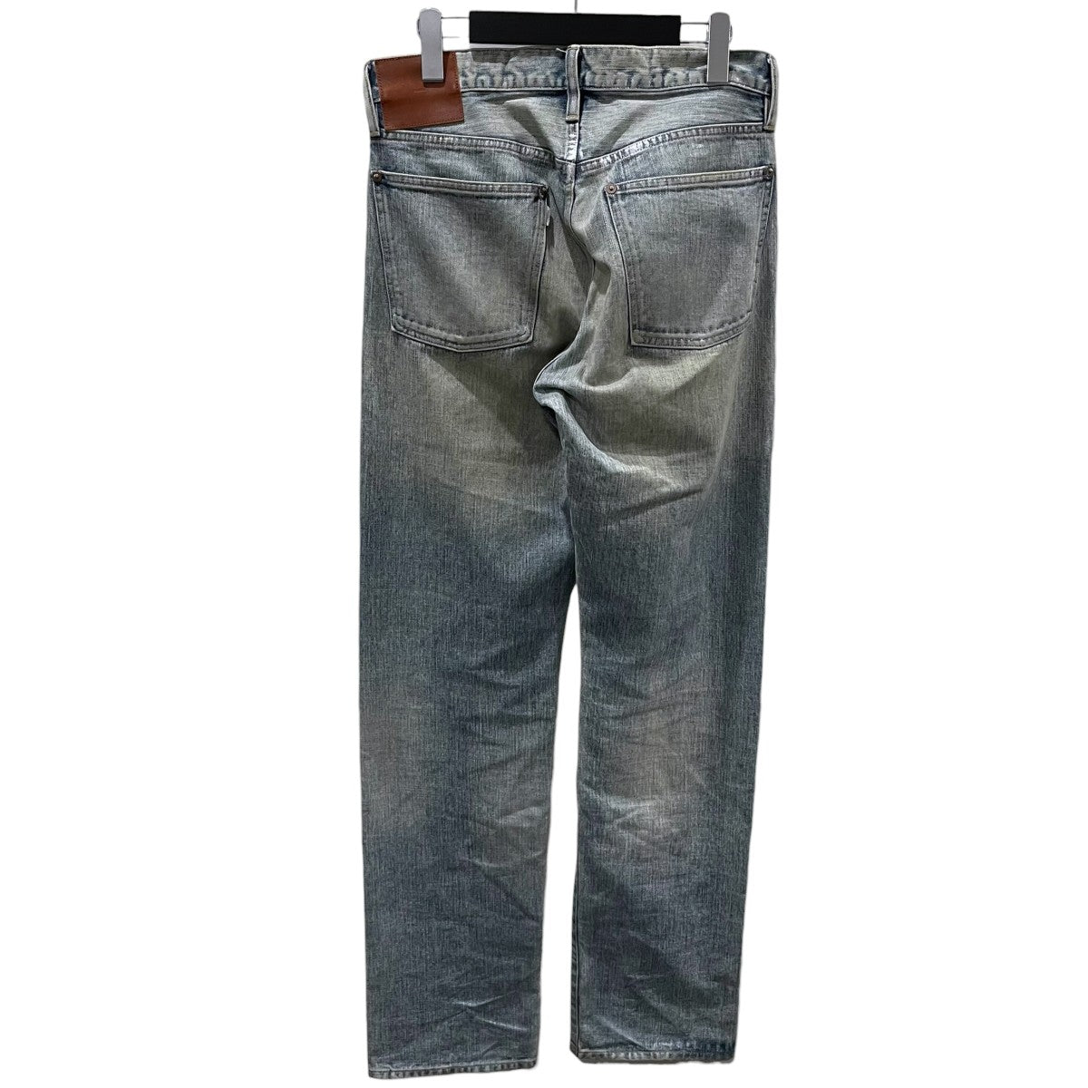 SUGARHILL 24AW 箔押し加工デニムパンツ FOILED DENIM TROUSERS REGULAR CUT フォイルド デニム トラウザーズ レギュラーカット 2411300411 古着・中古-2枚目のアイテム画像