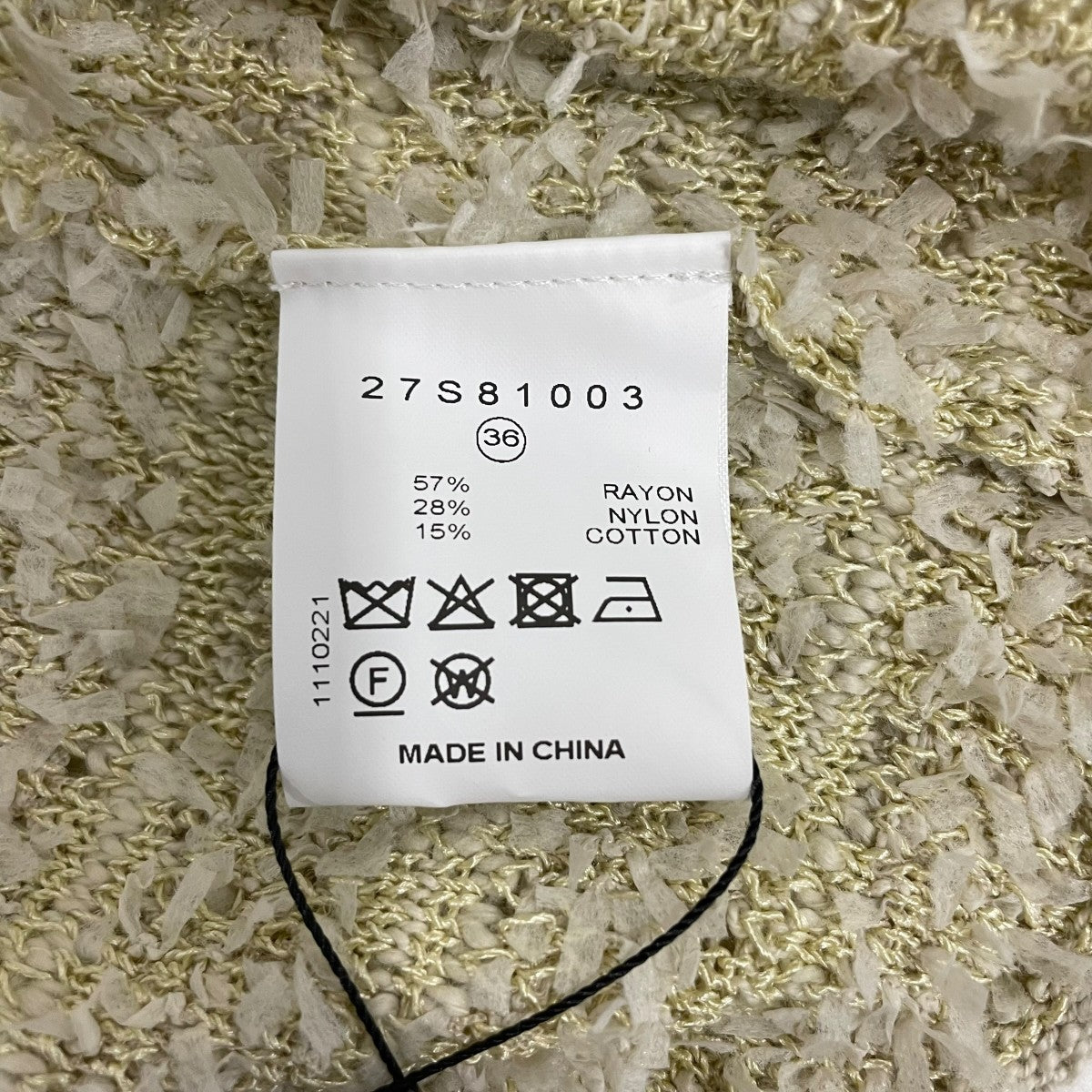 IRENE 長袖カットソー27S81003 古着・中古-6枚目のアイテム画像