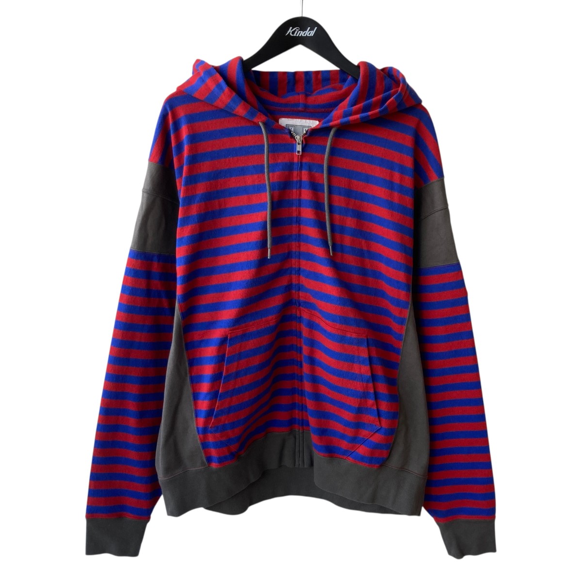 C．E 26SSSIDE COLOUR STRIPE LIGHT HOODYジップパーカーCES29CS24 古着・中古-1枚目のアイテム画像