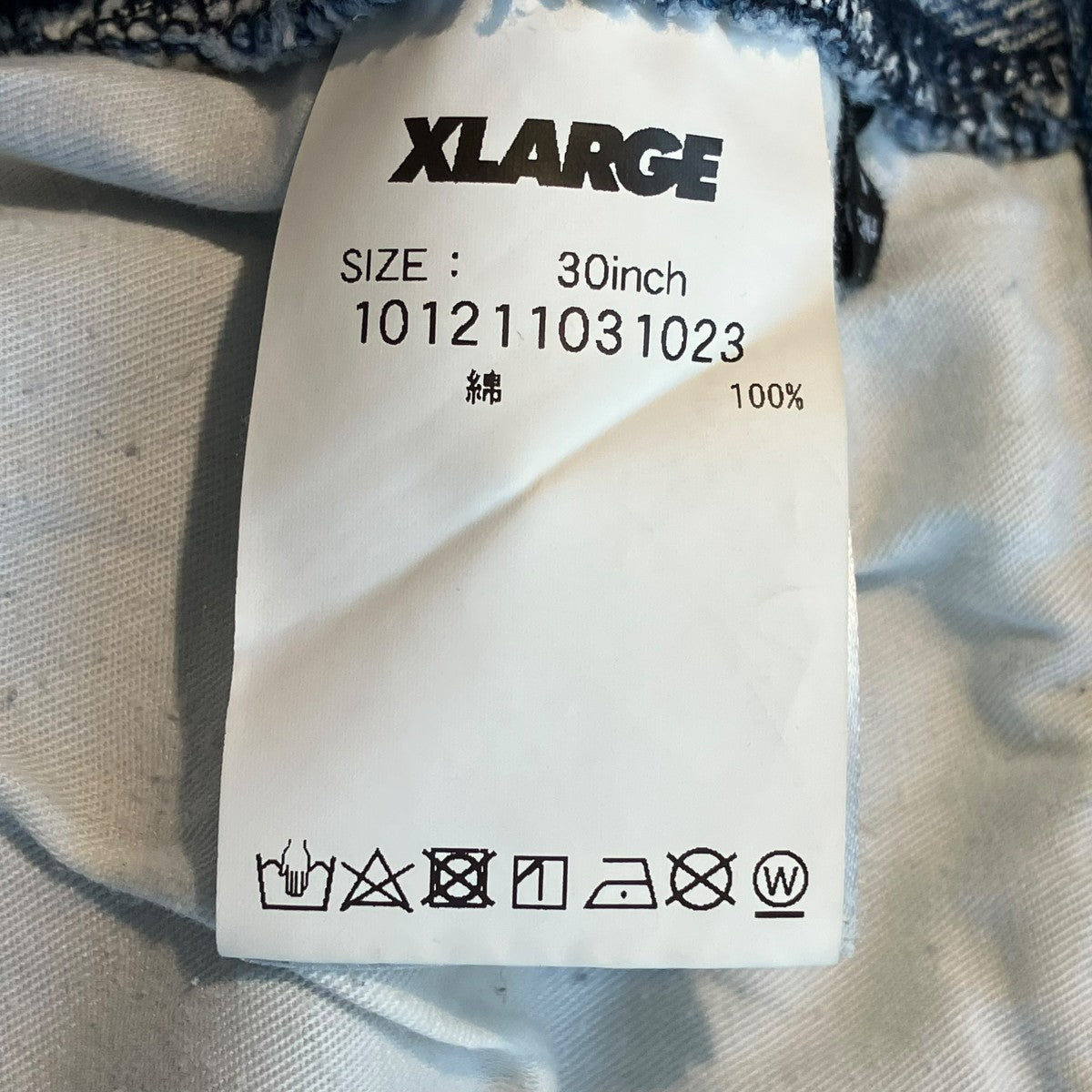 X-LARGE デニムパンツ101211031023 古着・中古-6枚目のアイテム画像
