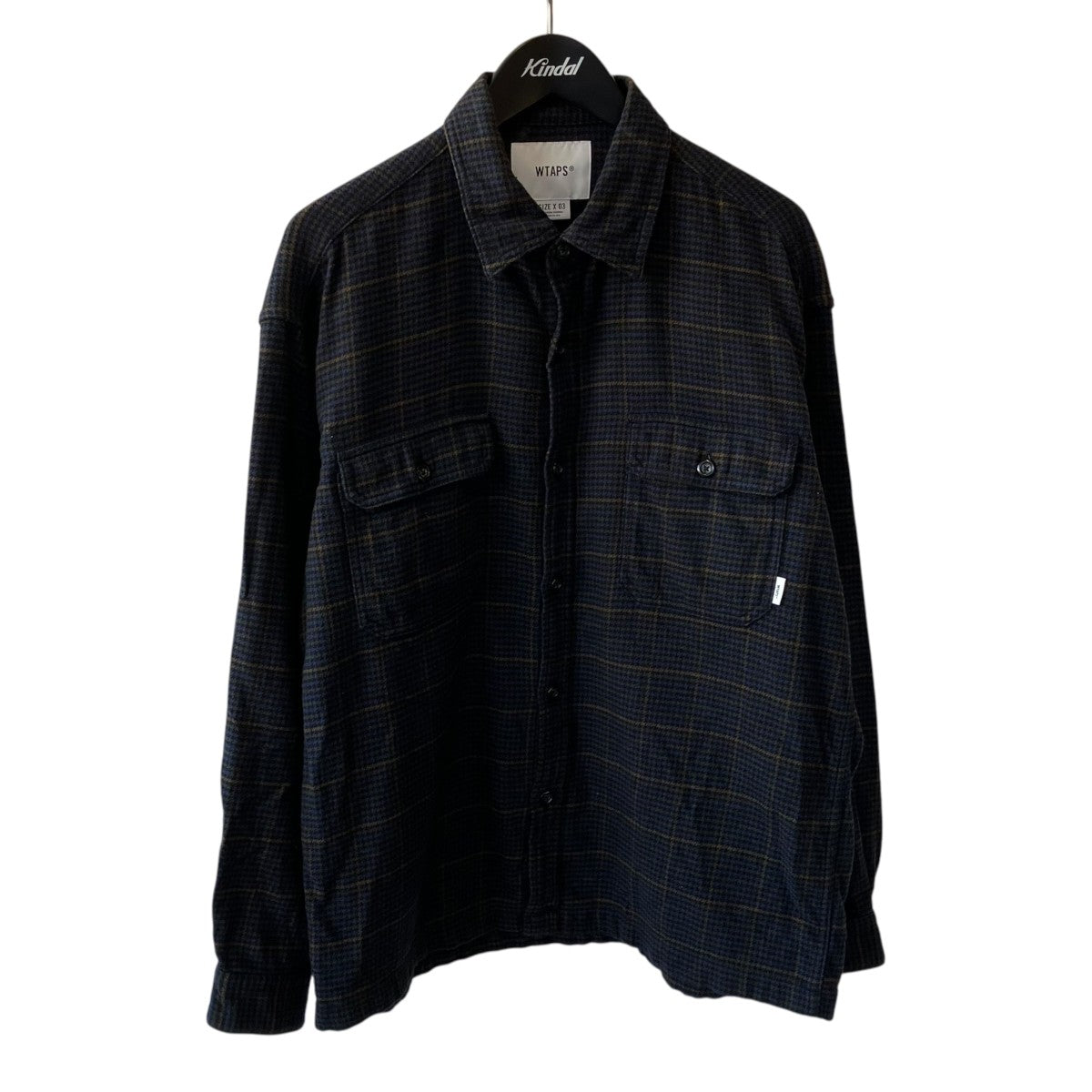 WTAPS 24AWDeck ／ LS ／ Cotton Twill Textileシャツ242WVDT-SHM03 古着・中古-1枚目のアイテム画像