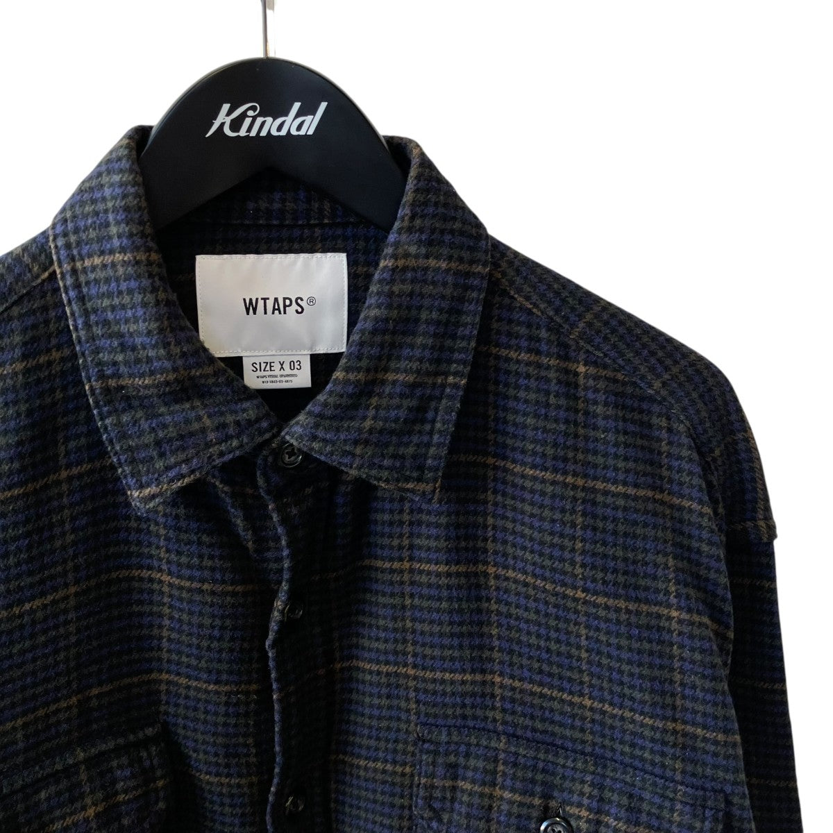 WTAPS 24AWDeck ／ LS ／ Cotton Twill Textileシャツ242WVDT-SHM03 古着・中古-3枚目のアイテム画像