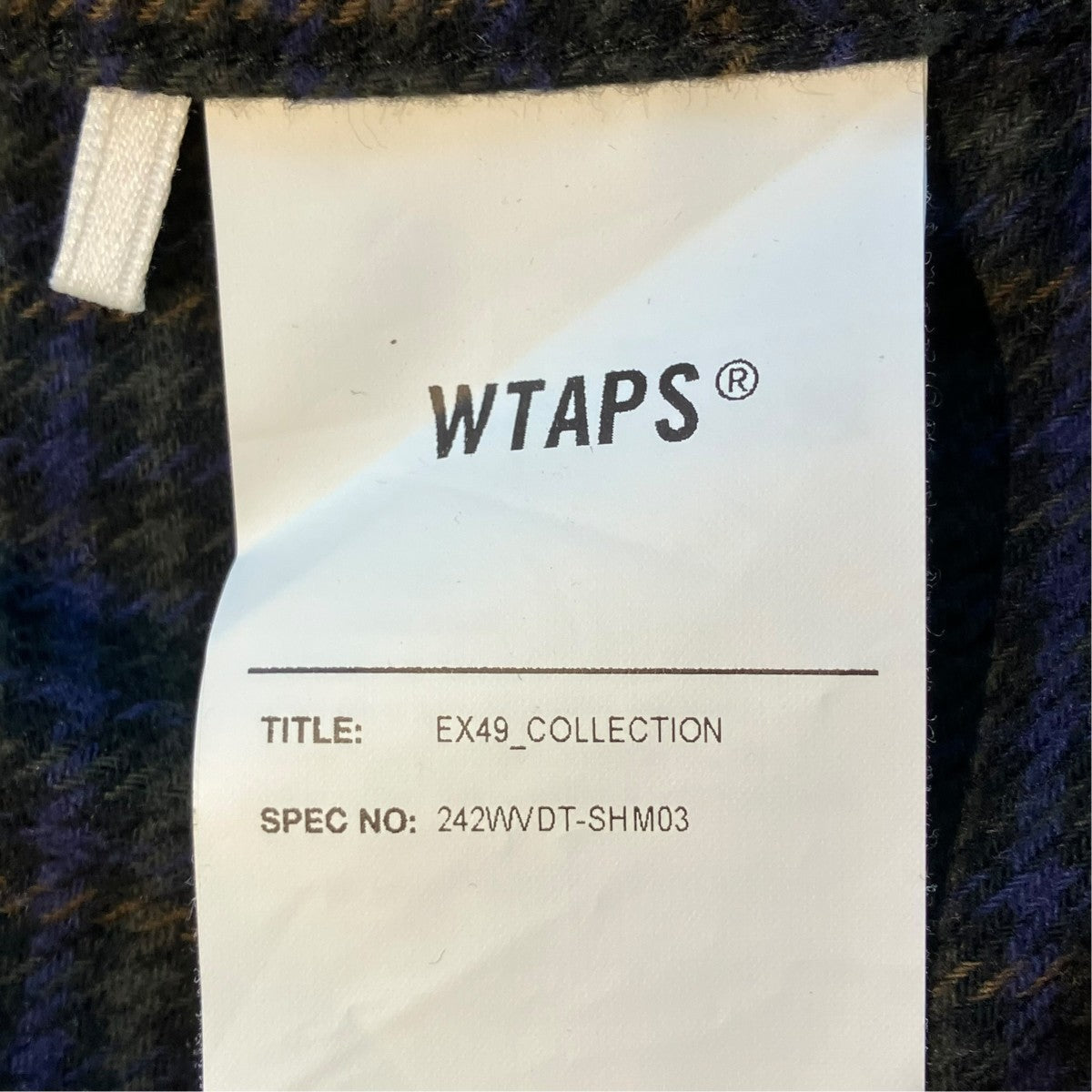 WTAPS 24AWDeck ／ LS ／ Cotton Twill Textileシャツ242WVDT-SHM03 古着・中古-7枚目のアイテム画像