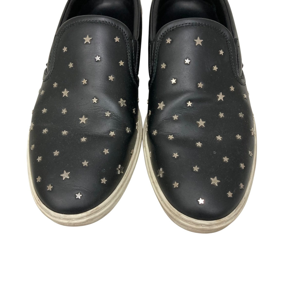 Jimmychoo スタースタッズ バレーシューズ ジミー チュウ ノワール ケイ ニノミヤ、“スタースタッズ”煌めくレザー