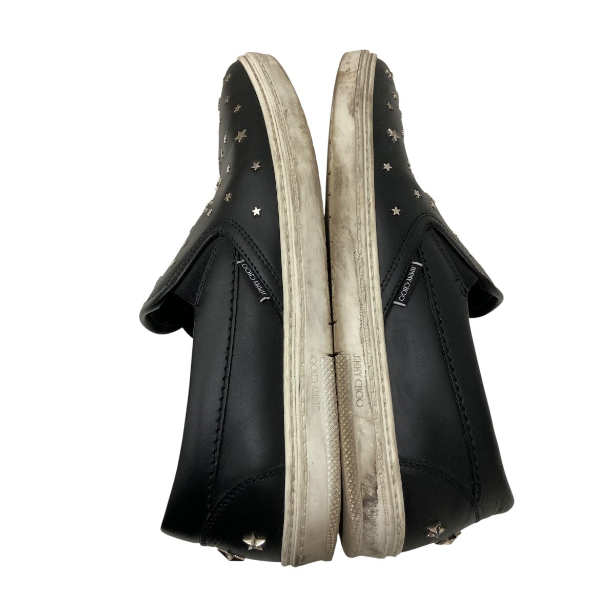 JIMMY CHOO ジミーチュウ ☆スタースタッズベールトブラック JIMMY CHOO(ジミーチュウ) スタースタッズスニーカー ブラック