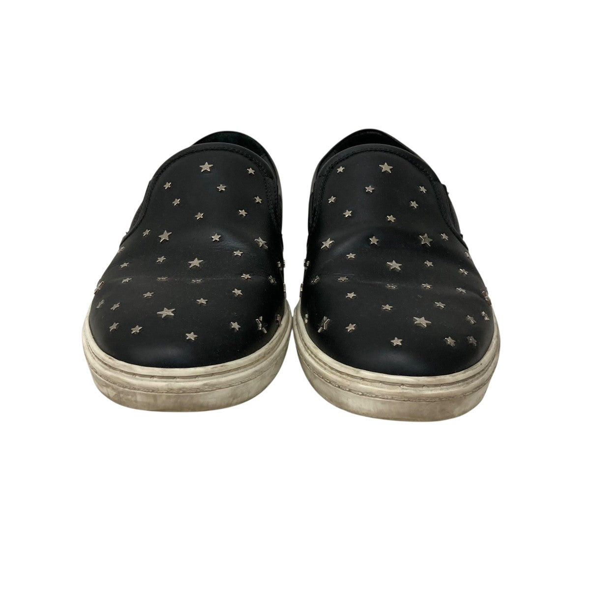 ジミーチュウ　スタッズスニーカー JIMMY CHOO(ジミーチュウ) スター スタッズスニーカー ブラック サイズ