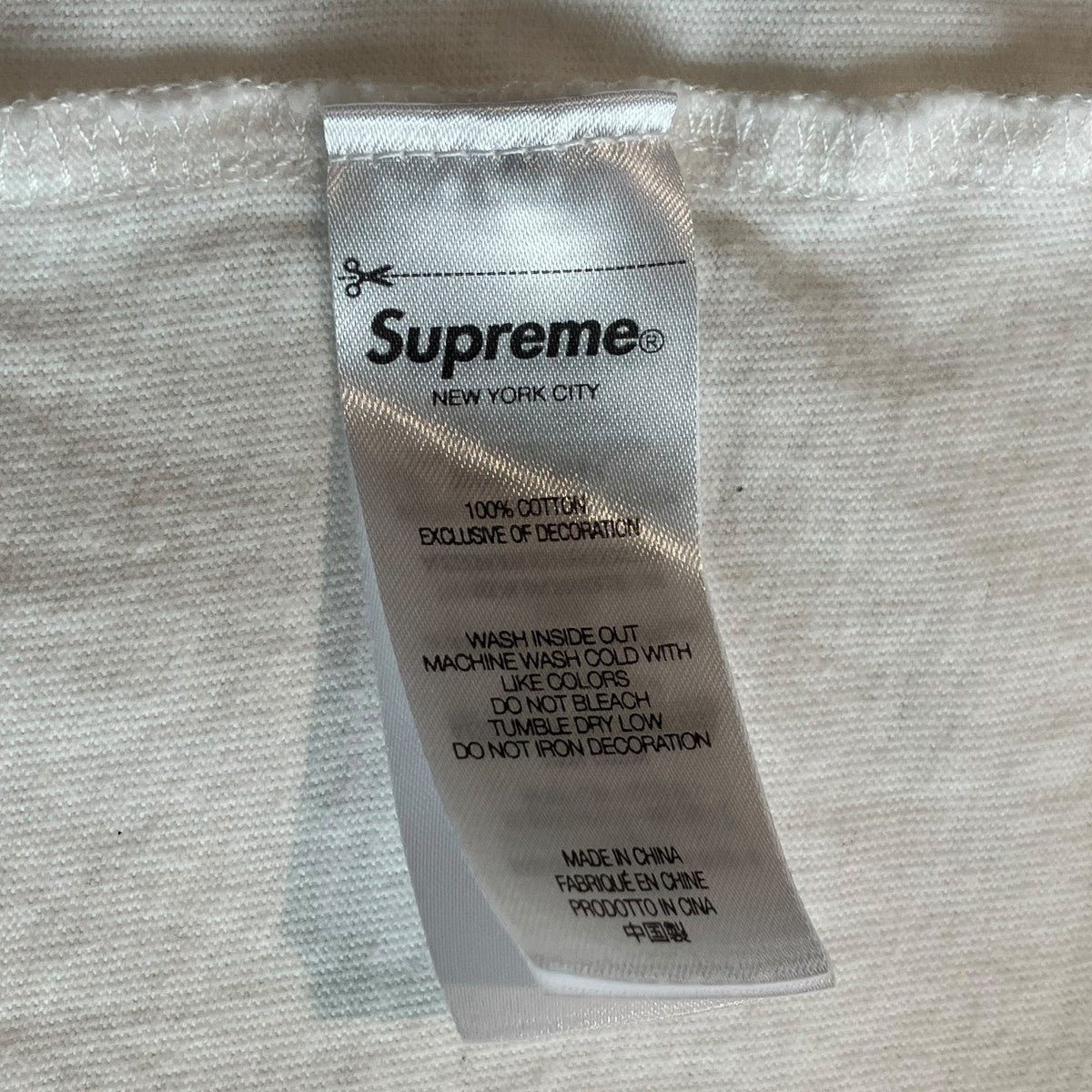 Supreme 26SSCracked Sleeve L S Topロングカットソー 古着・中古-6枚目のアイテム画像