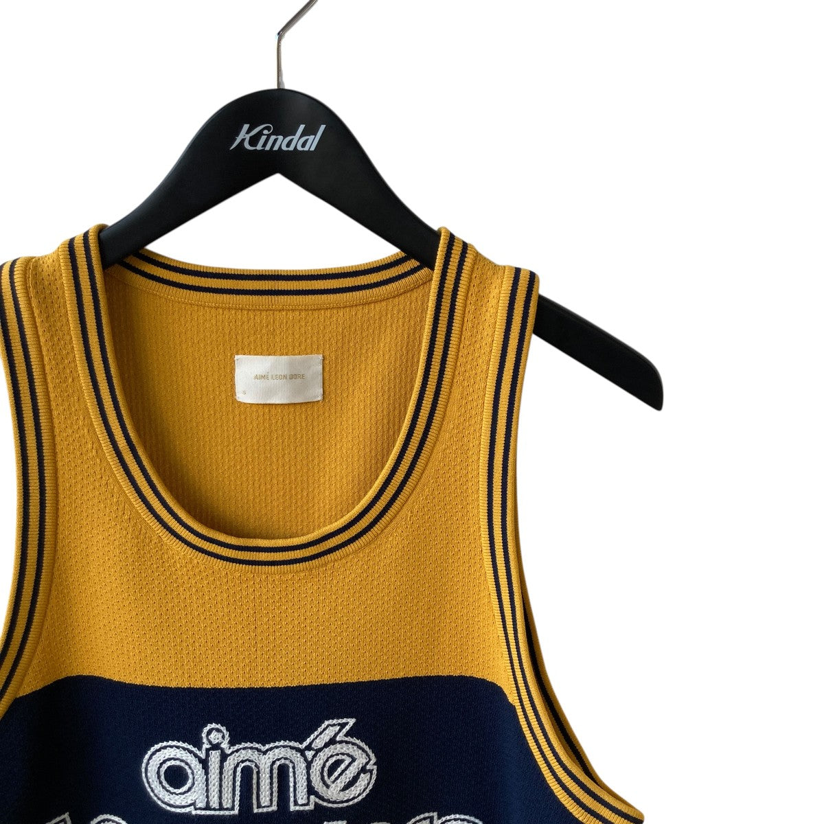 新品 2枚セット AIME LEON DORE タンクトップ 破格 Aime Leon Dore(エメ レオン ドレ) タンクトップ イエロー サイズ S