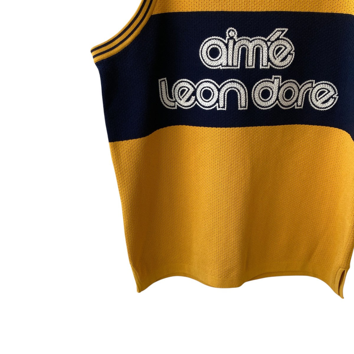 新品 2枚セット AIME LEON DORE タンクトップ Aime Leon Dore(エメ レオン ドレ) タンクトップ イエロー サイズ S
