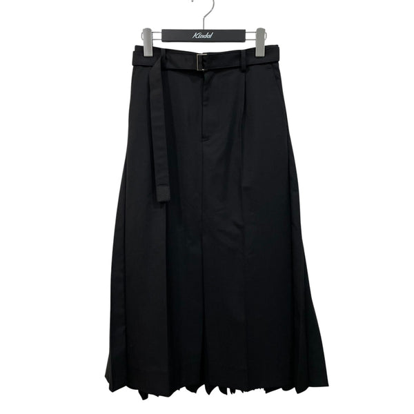 sacai(サカイ) ロングスカートSCW327 SCW327 ブラック サイズ 1