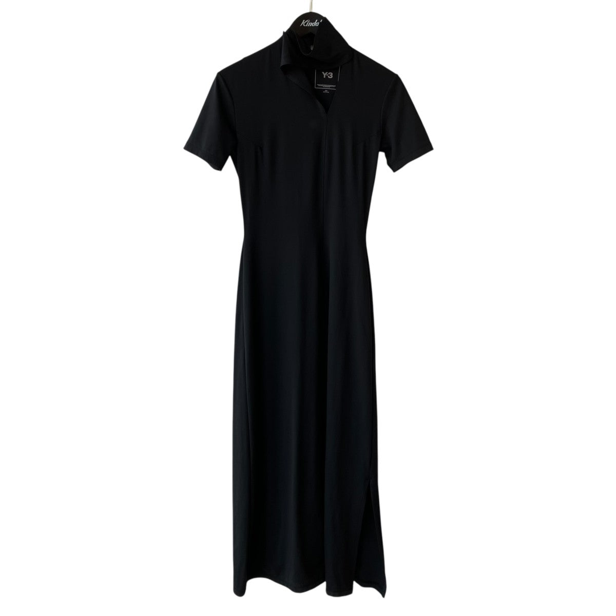 Y-3 FITTED NECK CLOSURE DRESS半袖ワンピースJI7088 古着・中古-1枚目のアイテム画像