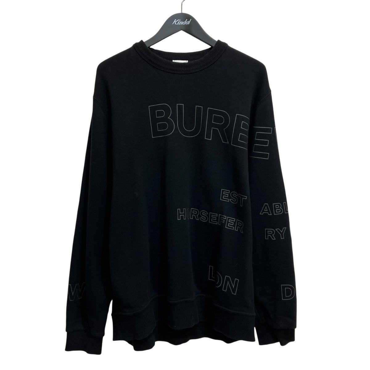BURBERRY(バーバリー) ホースフェリープリントロゴ長袖トレーナー