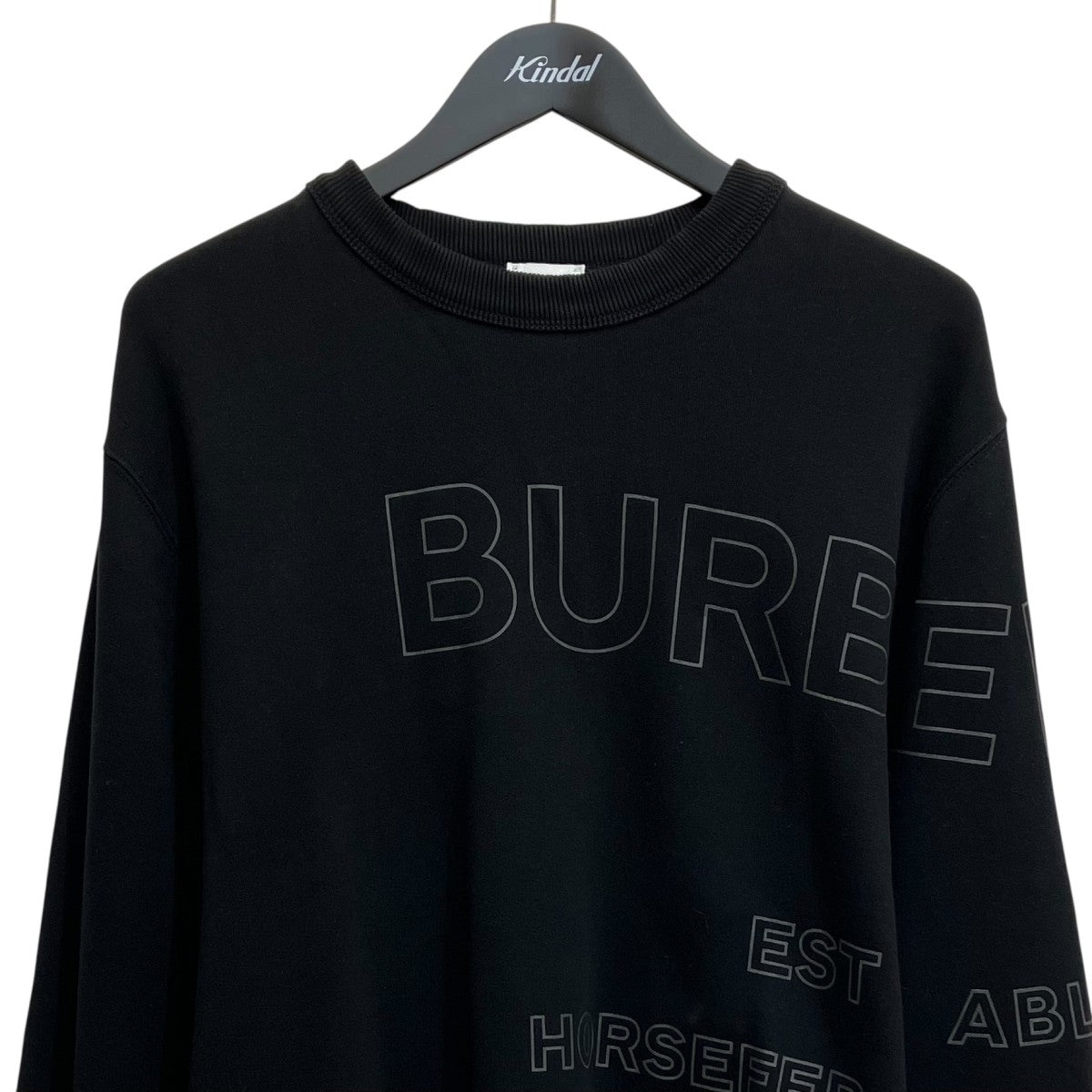 BURBERRY(バーバリー) ホースフェリープリントロゴ長袖トレーナー