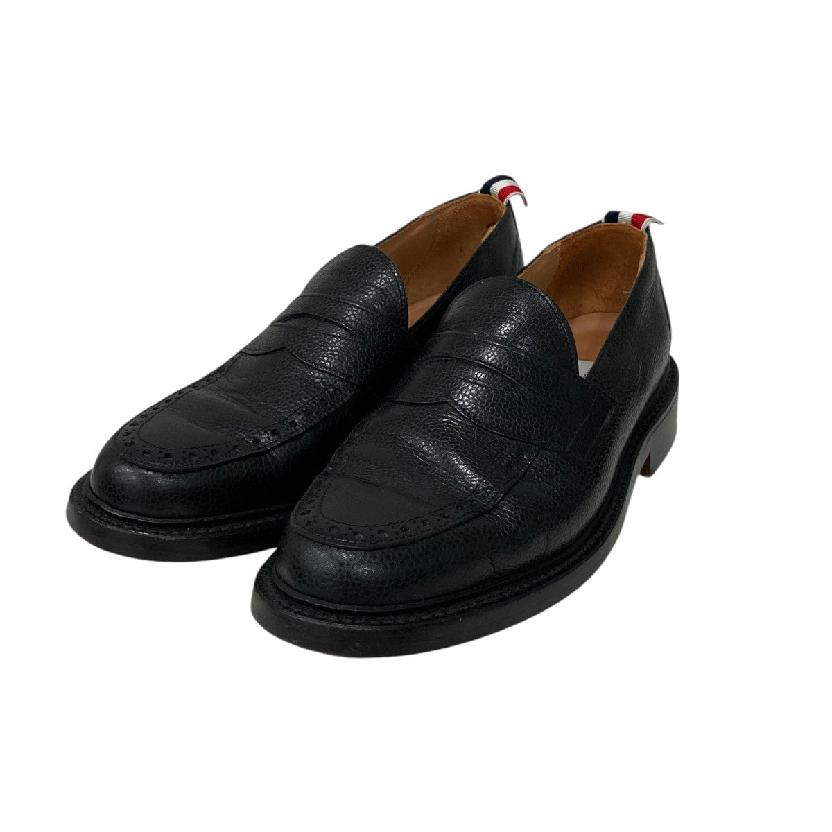 THOM BROWNE． NEW YORK ペニーローファー 古着・中古-1枚目のアイテム画像