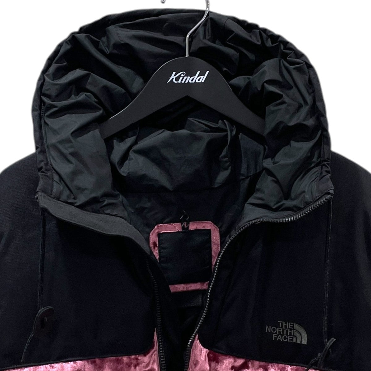 18AW ダウンジャケット Black Series Urban Velvet Nuptse Jacket ブラックシリーズ アーバン ベルベット ヌプシジャケット NF0A3V39