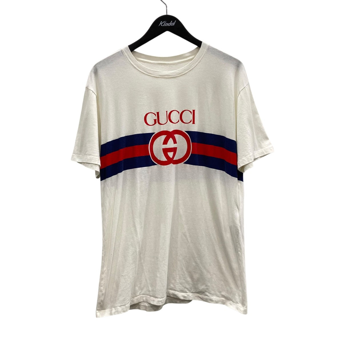 GUCCI Interlocking Logo Print Te半袖Tシャツ548334 XJET1 古着・中古-1枚目のアイテム画像
