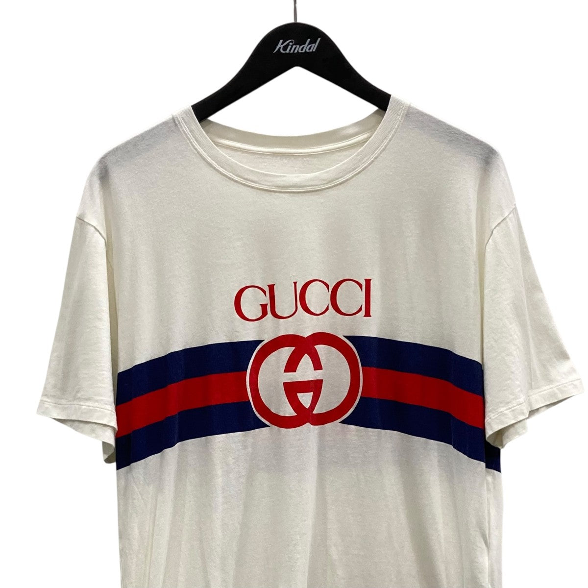 GUCCI Interlocking Logo Print Te半袖Tシャツ548334 XJET1 古着・中古-2枚目のアイテム画像