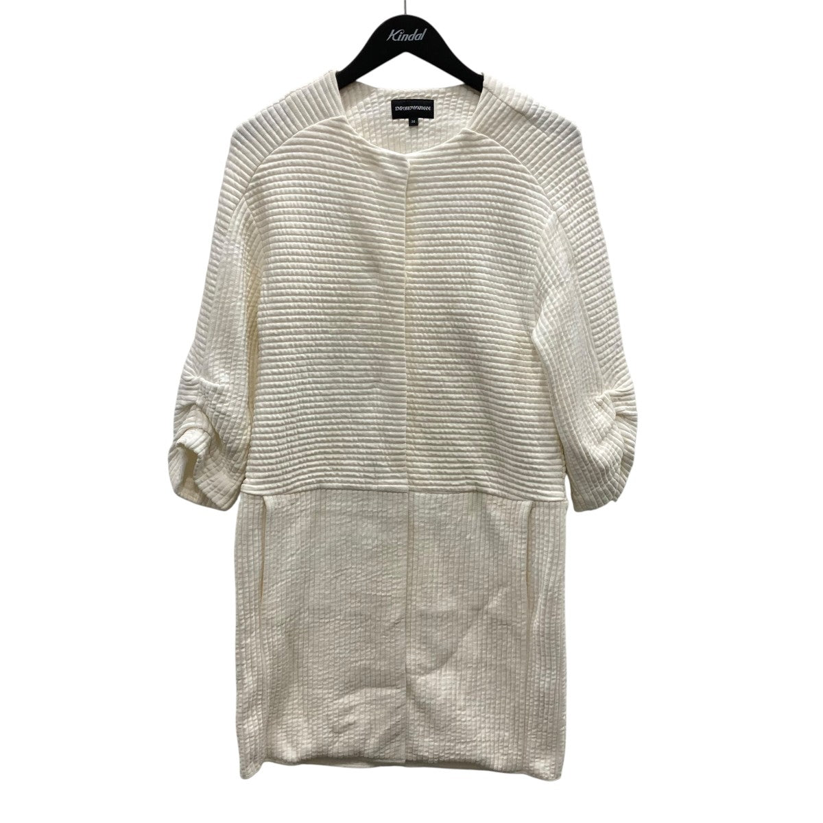 EMPORIO ARMANI ノーカラーコート3X2L1A2JZ7Z 古着・中古-1枚目のアイテム画像