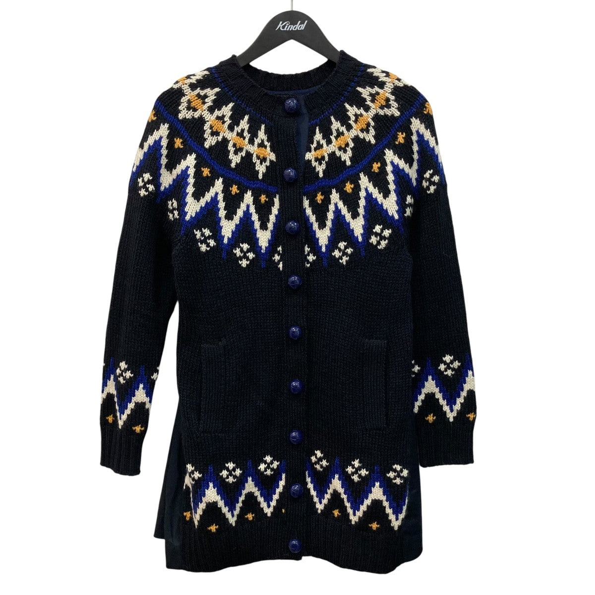 sacai ロングカーディガン1301874 古着・中古-1枚目のアイテム画像
