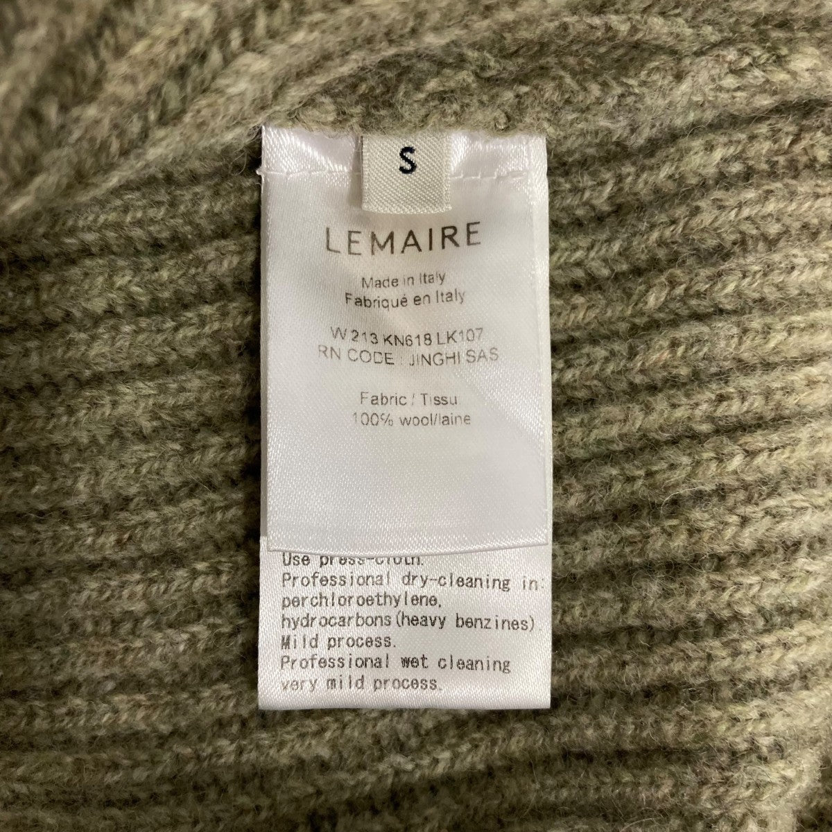 LEMAIRE ペプラムセーターW213KN618LK107 古着・中古-6枚目のアイテム画像