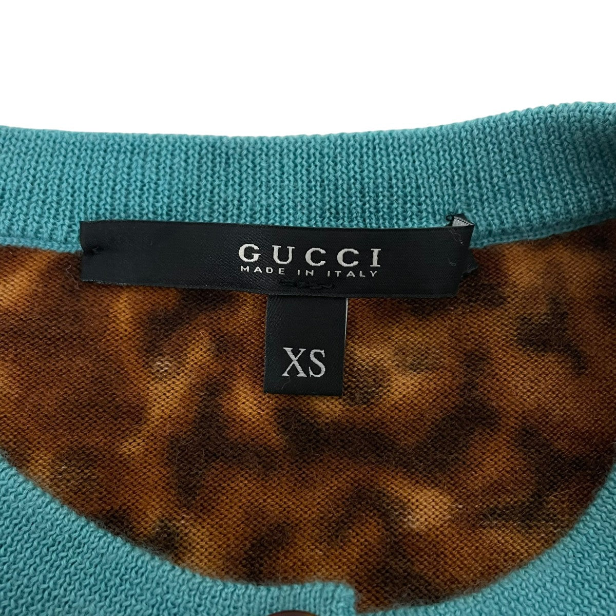 GUCCI アニマル柄カーディガン192325 古着・中古-6枚目のアイテム画像