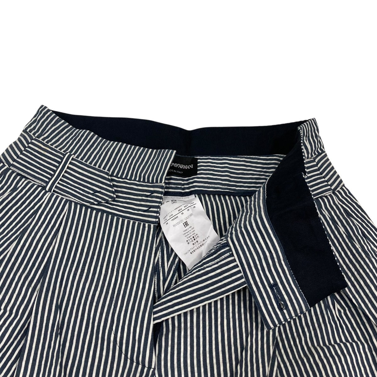 EMPORIO ARMANI ストライプパンツV2P13T 古着・中古-3枚目のアイテム画像