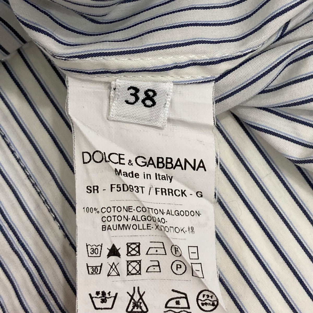 DOLCE ＆ GABBANA シャツ 古着・中古-6枚目のアイテム画像