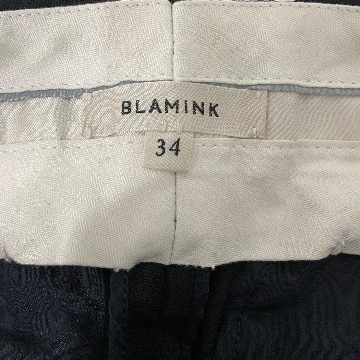 BLAMINK ウールポリウレタン毛リブヘムパンツ79142990244 古着・中古-7枚目のアイテム画像