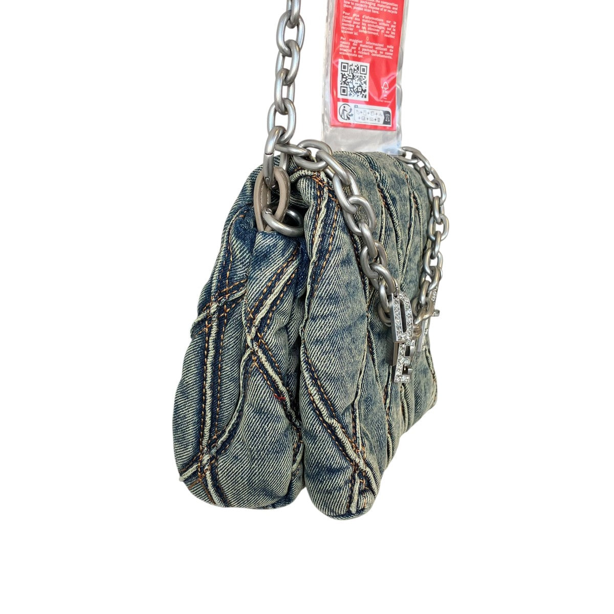 DIESEL CHARM-D SHOULDER S 2WAYチェーンショルダーバッグX09597/P5570 古着・中古-3枚目のアイテム画像