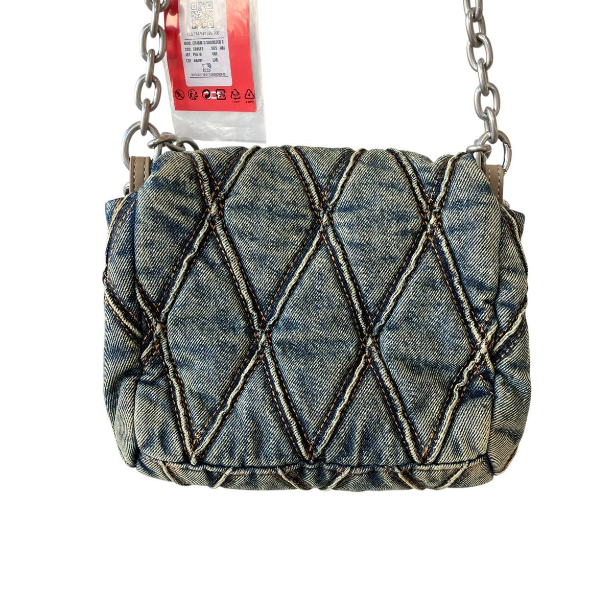 DIESEL CHARM-D SHOULDER S 2WAYチェーンショルダーバッグX09597/P5570 古着・中古-4枚目のアイテム画像