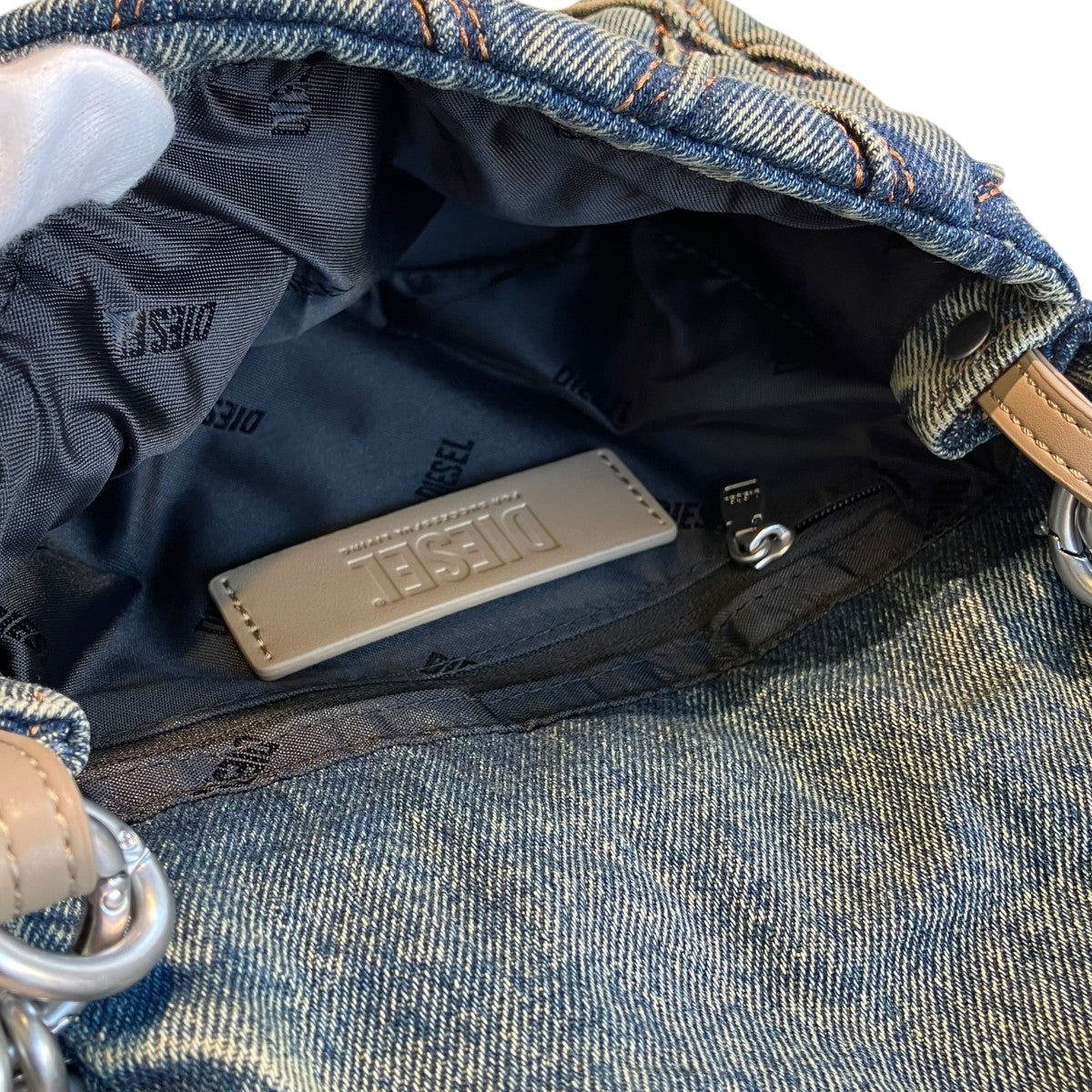 DIESEL CHARM-D SHOULDER S 2WAYチェーンショルダーバッグX09597/P5570 古着・中古-6枚目のアイテム画像